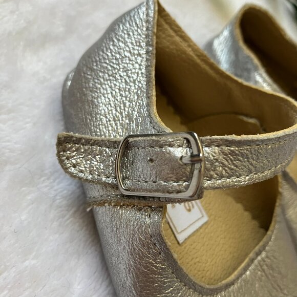 Early Days Baby Shoes Size 2 Silver Leather Mary Janes | UK Classic Style GUC - Picture 13 of 16